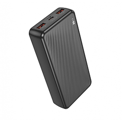 Зовнішній акумулятор Power bank Borofone BJ56A Graceful PD20W+QC3.0 20000 mAh батарея заряджання Чорний