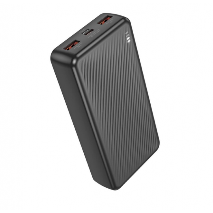 Зовнішній акумулятор Power bank Borofone BJ56A Graceful PD20W+QC3.0 20000 mAh батарея заряджання Чорний