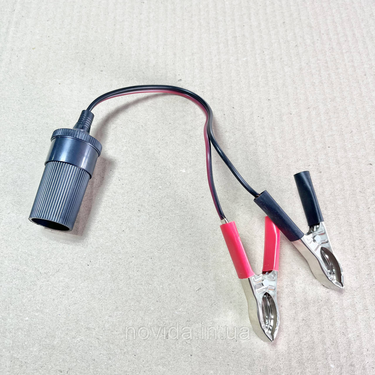 Гніздо прикурювача з крокодилами до АКБ. DK31-201