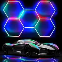 Світильник для комерційних приміщень 112W світлодіодний RGB 21120Lm 5hexs Біжучий вогонь