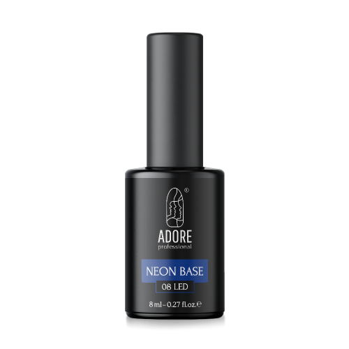 Неонова база для нігтів Adore Neon Base No08 — LED, 7,5 ml