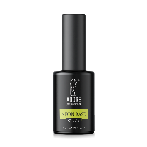 Неонова база для нігтів Adore Neon Base №01 — acid, 7,5 мл, фото 1