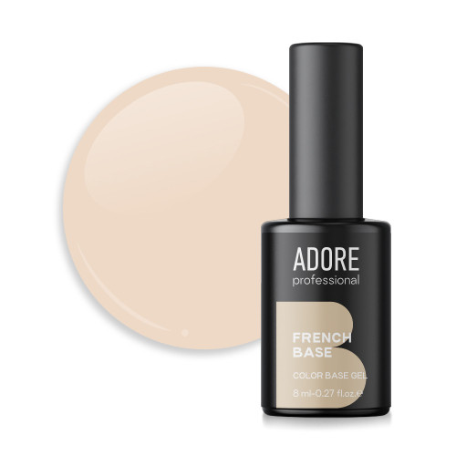 Камуфлююча база для нігтів Adore French Base №10 — beige, 7,5 мл, фото 1
