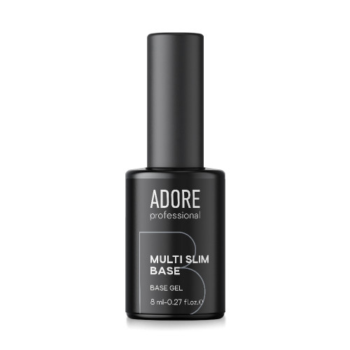 Тонка багатофункціональна база для нігтів Adore Multi Slim Base, 8 ml