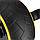 Ролик (гімнастичне колесо) для преса 4FIZJO Ab Wheel XL Black/Yellow (P-5907739314444), фото 3