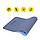 Килимок спортивний Cornix TPE 183 x 61 x 0.6 см для йоги та фітнесу XR-0003 Blue/Sky Blue, фото 2