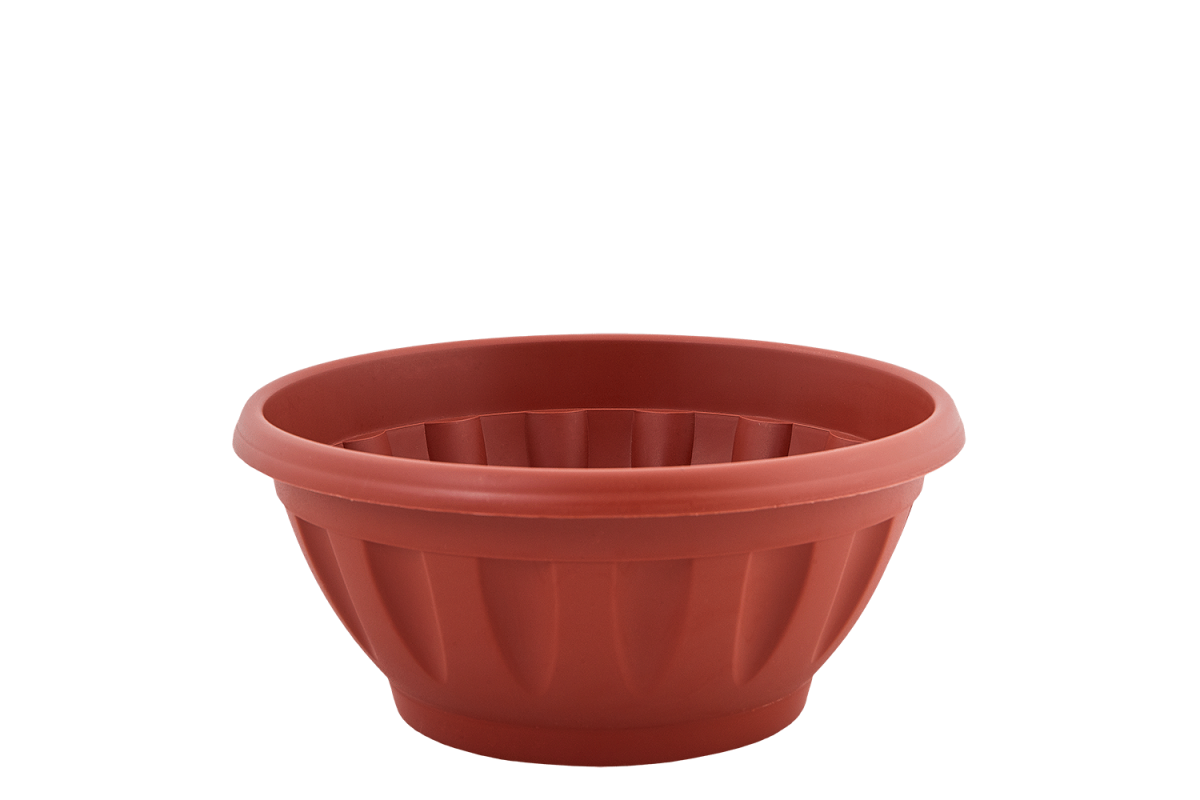 Вазон "Жанна" з підставкою (теракот). 20*8 см, 1,3 л