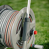 Металевий візок зі шлангом 1/2" 50м та аксесуарами,
комплект для поливу, SILVER PRO SET, WHITE LINE, WL-AG33350SET1, фото 4