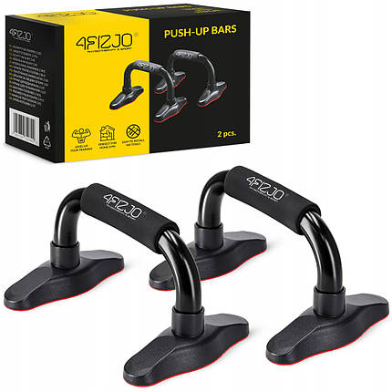 Упори для віджимань 4FIZJO Push-up Bars 4FJ0098 Poland, фото 1