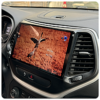 Штатна магнітола Lesko для Jeep Cherokee V (KL) 2013-2018г 10" 4/64 QLED CarPlay 4G Wi-Fi GPS 360 Prime 1 шт., фото 3