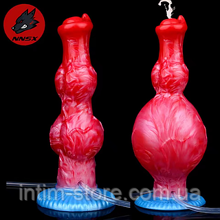 Надувний фалоімітатор собаки з сім'явипорскуванням Squirting Inflatable Dildo