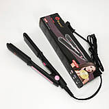 Випрямляч для волосся, Топ випрямляч для волосся, Гребінець випрямляч плойка випрямляча EM-55, фото 6
