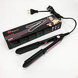 Випрямляч для волосся, Топ випрямляч для волосся, Гребінець випрямляч плойка випрямляча EM-55, фото 8