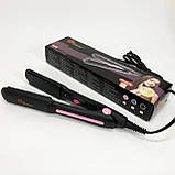 Випрямляч для волосся, Топ випрямляч для волосся, Гребінець випрямляч плойка випрямляча EM-55, фото 5