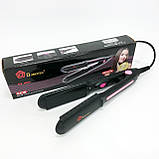 Випрямляч для волосся, Топ випрямляч для волосся, Гребінець випрямляч плойка випрямляча EM-55, фото 9
