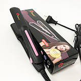 Випрямляч для волосся, Топ випрямляч для волосся, Гребінець випрямляч плойка випрямляча EM-55, фото 7