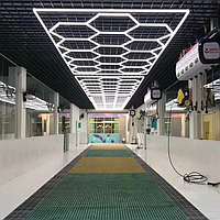 Соти. Світильник для детейлінгу 696W світлодіодний 76560Lm 15hexs 6500К холодний білий