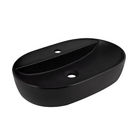 Раковина-чаша Qtap Scorpio 600х400х120 Matt black QT142203MBMBN