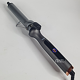 Плойка для завивки волосся RAF 55Вт, стайлер для волосся з керамічним покриттям Сірий R441, фото 7