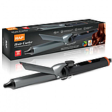 Плойка для завивки волосся RAF 55Вт, стайлер для волосся з керамічним покриттям Сірий R441, фото 10