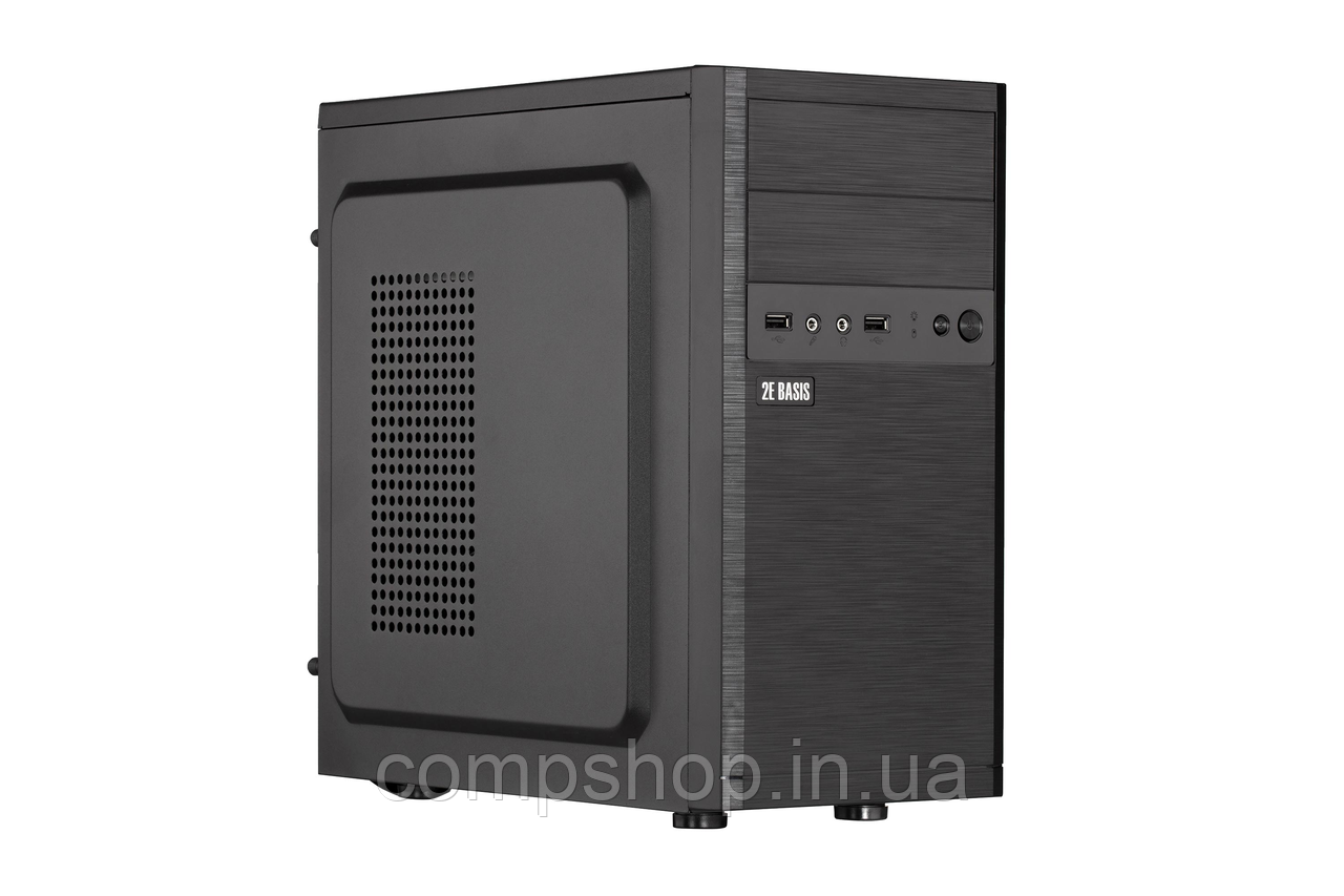 Корпус Mini-Tower з БЖ 400Вт  2E Basis RD863-400  (mATX, 2xUSB2.0, VGA 320мм, чорний) (код 134876), фото 1