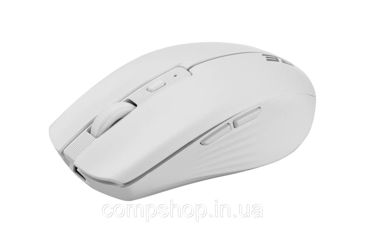 Миша 2E MF270 Rechargeable, White LED, Wireless, білий (2E-MF270WWH) (код 135092)