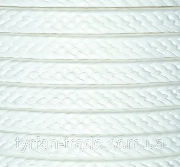PTFE шнур уплотнитель ПТФЕ 4х4, 6х6, 8х8, 10х10, 12х12, 14х14, 16х16, 18х18, 20х20мм - квадратный