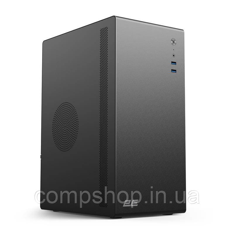 Корпус Mini-Tower з БЖ 400Вт  2E Credo V200B-400  (mATX/mini-ITX, 2xUSB3.0, 1x80мм, VGA 250мм, чорний) (код, фото 1