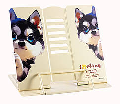 Підставка для книг металева Собачка (1217)