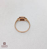 Золота Каблучка зі вставкою цирконій, фото 3