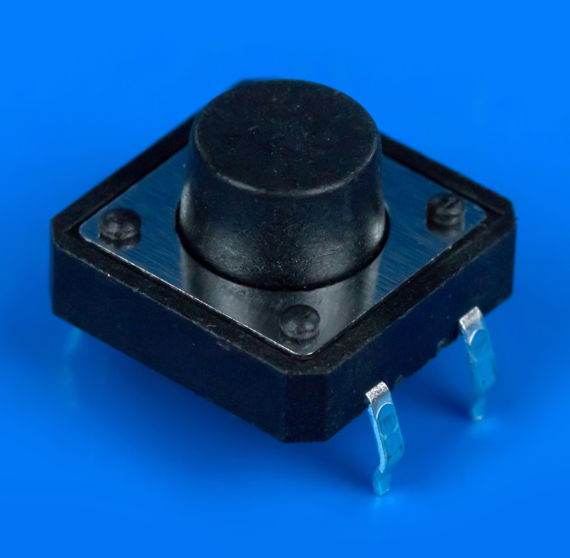 Тактова кнопка 12x12x7 мм (радіодеталь), фото 1