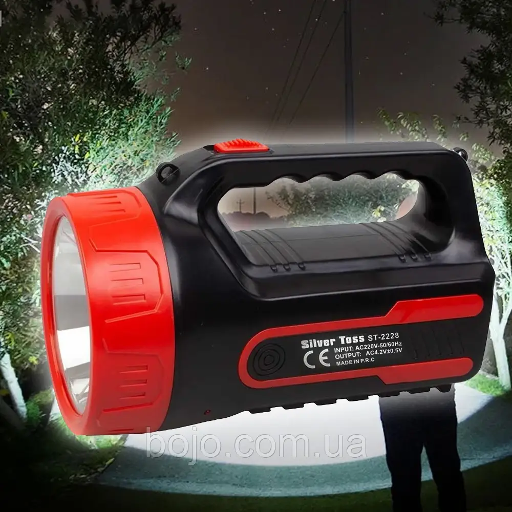 Акумуляторний ліхтар Silver Toss ST-2228, 8 Вт