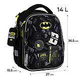 Шкільний набір Kite Education DC Batman SET_DC25-555S (рюкзак, пенал, сумка) 115-130см, фото 4