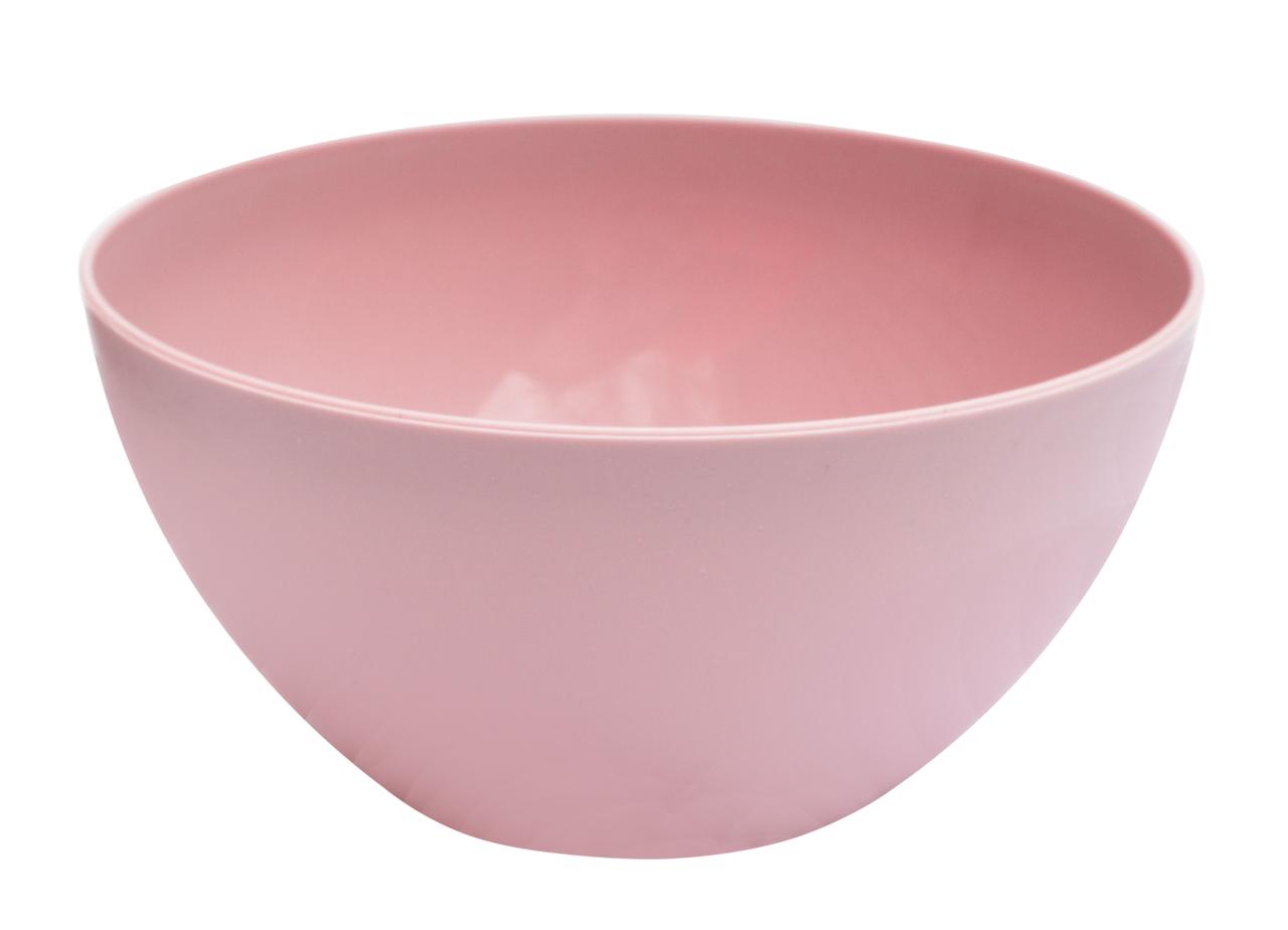 Миска салатниця 450 мл пудра Ø 12 см h=5.5 см (ПолімерАгро)