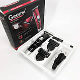 Бездротовий професійний тример для чоловічої стрижки Gemei GM-6046, Модний машинка для стрижки волосся OV-76, фото 2