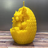 Свічка Дракон Гра престолів з бджолиного воску, фото 2