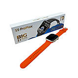 Смарт-годинник BIG S9 Pro Max IP65 Orange, фото 6
