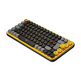 Клавіатура Logitech POP Keys, бездротова Blast Yellow, фото 4