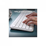 Клавіатура бездротова Logitech K950 Bluetooth/Wireless UA Off-White, фото 11