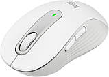 Комп'ютерна миша Logitech бездротова Signature M650 for Business Large Off-White, фото 3