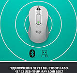 Комп'ютерна миша Logitech бездротова Signature M650 for Business Large Off-White, фото 9