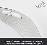 Комп'ютерна миша Logitech бездротова Signature M650 for Business Large Off-White, фото 11