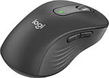 Комп'ютерна миша бездротова Logitech Signature M650 L Graphite, фото 4