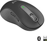 Комп'ютерна миша бездротова Logitech Signature M650 L Graphite, фото 5