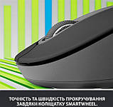 Комп'ютерна миша бездротова Logitech Signature M650 L Graphite, фото 9