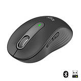 Комп'ютерна миша бездротова Logitech Signature M650 Graphite, фото 3
