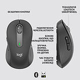 Комп'ютерна миша бездротова Logitech Signature M650 Graphite, фото 9