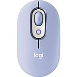Комп'ютерна миша бездротова Logitech POP Mouse With Emoji Bluetooth Lilac, фото 3