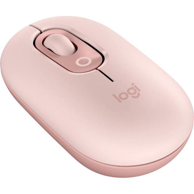 Комп'ютерна миша бездротова Logitech POP Mouse With Emoji Bluetooth Rose