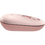 Комп'ютерна миша бездротова Logitech POP Mouse With Emoji Bluetooth Rose, фото 5